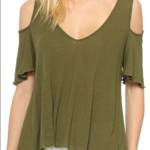Free People Cold Shoulder Top